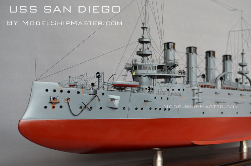 USS CALIFORNIA ACR6 USS SAN DIEGO CA6 ship